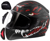 Kask integralny LS2 FF353 RAPID II KAIJU BLACK RED WHITE