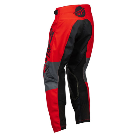 Spodnie Cross FLY Youth Kinetic Red Black