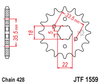 Zębatka Przednia JT JTF1559.14