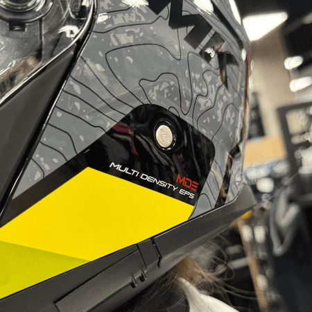 Kask Szczękowy SMK GULLWING NAVIGATOR czarny żółty