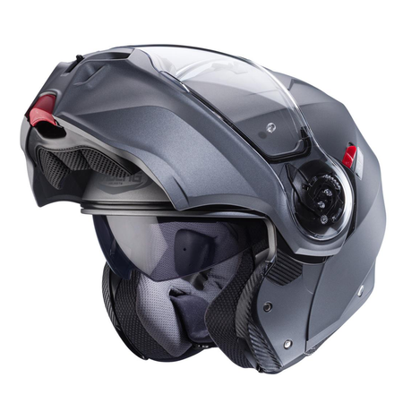 Kask Szczękowy Motocyklowy CABERG FLIP-UP DUKE EVO SOLID GREY MATT