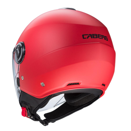 Kask Otwarty Motocyklowy CABERG JET RIVIERA V4X SOLID RED