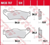 Klocki Hamulcowe TRW MCB707SH