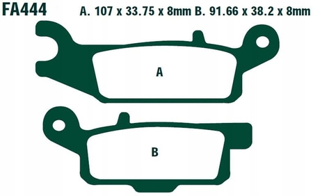 Klocki Hamulcowe EBC FA444R