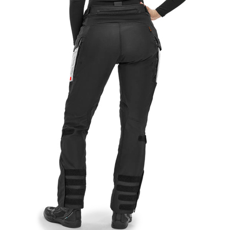 Damskie Spodnie Motocyklowe SHIMA DUNE LADY SHORT czarny biały