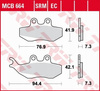 Klocki Hamulcowe TRW MCB664