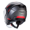 Kask otwarty CABERG JET FLYON II BOSS BLACK GREY RED