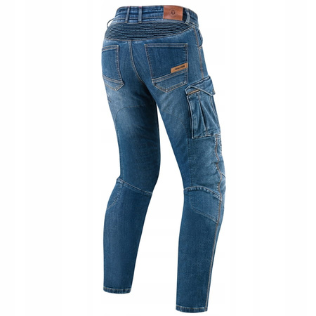 Spodnie Motocyklowe Rebelhorn Vandal Denim Blue