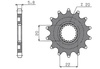 Zębatka Przednia Sunstar SUNF388-14