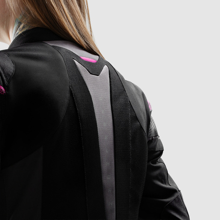 Kurtka tekstylna motocyklowa REBELHORN HIFLOW V LADY BLACK/PINK