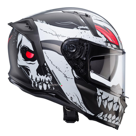 Kask integralny CABERG AVALON X PUNK GREY WHITE RED