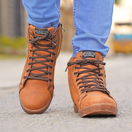 Buty miejskie motocyklowe ZRX BRONZ BROWN