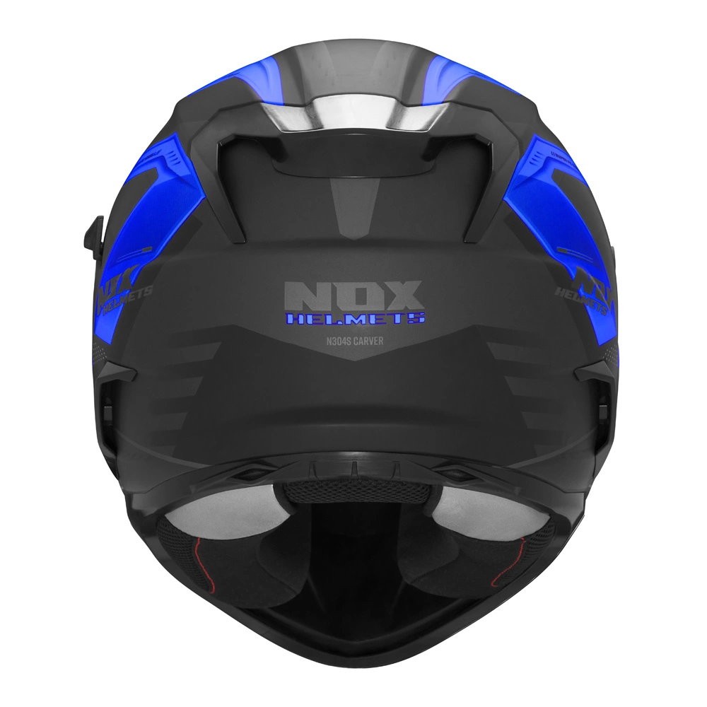 Kask integralny motocyklowy NOX N304 CARVER Czarno-niebieski