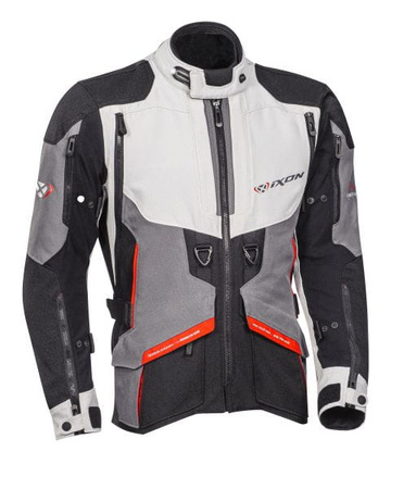 Kurtka Motocyklowa Tekstylna IXON Ragnar Black Grey