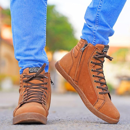 Buty miejskie motocyklowe ZRX BRONZ BROWN