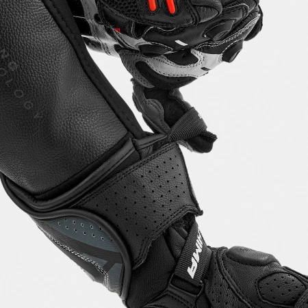 Rękawice Motocyklowe SHIMA RS-3 BLACK WHITE czarny biały