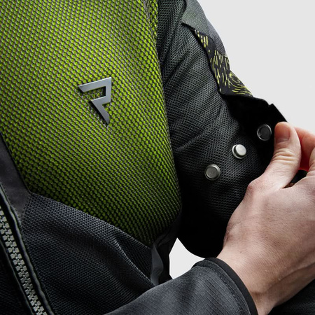 Kurtka Tekstylna Motocyklowa REBELHORN JAX Black/Fluo