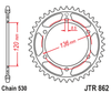 Zębatka Tylna JT JTR862.44