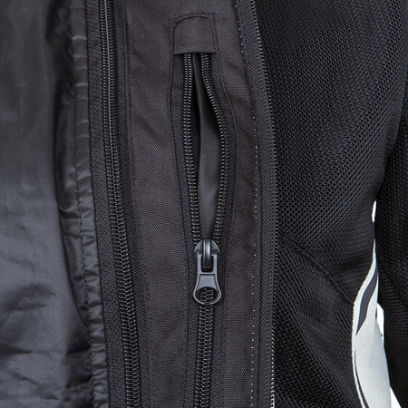 Kurtka Motocyklowa Ozone Jet II Ice Black