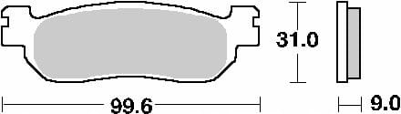 Klocki Hamulcowe SBS 155HF