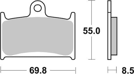 Klocki Hamulcowe SBS 624RST