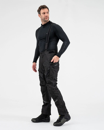 Spodnie Motocyklowe SHIMA RUNNER MEN czarny membrana