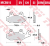 Klocki Hamulcowe TRW MCB615SH