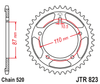 Zębatka Tylna JT JTR823.46