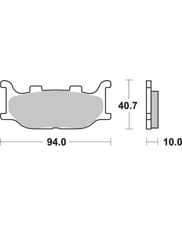 Klocki Hamulcowe SBS 128MS