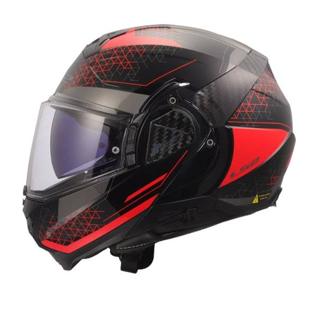 Kask Motocyklowy Szczękowy LS2 FF910 ADVANT II ASTRAL BLACK RED