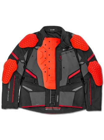 Kurtka Motocyklowa SHIMA DUNE JKT czarny czerwony