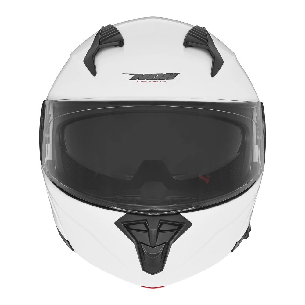 Kask szczękowy motocyklowy NOX N968 Biały połysk