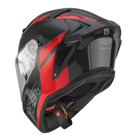 Kask Integralny Motocyklowy CABERG DRIFT EVO II CARBON NOVA BLACK RED