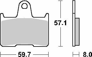 Klocki Hamulcowe SBS 715HF