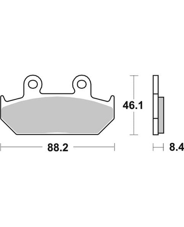 Klocki Hamulcowe SBS 600HF