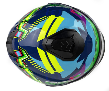 Kask Szczękowy LS2 FF908 STROBE II SVENT BLUE GREEN
