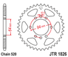Zębatka Tylna JT JTR1826.41