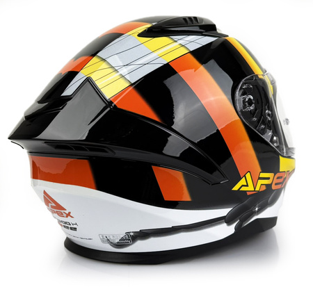 Kask Młodzieżowy Apex FI100 JNR BEE BLACK połysk