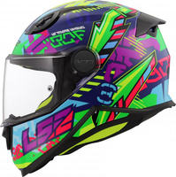 Kask Motocyklowy Dziecięcy LS2 FF812 KID SVENT BLUE GREEN