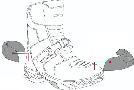 Buty Motocyklowe ZRX SIERRA BLACK czarny skóra