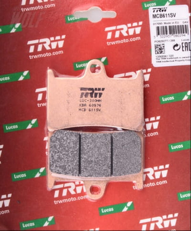 Klocki Hamulcowe TRW MCB611SV