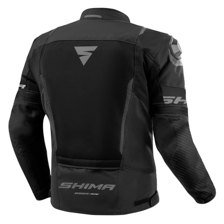 Kurtka Motocyklowa Męska SHIMA SOLID 2.0 VENT BLACK