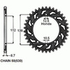 Zębatka Tylna Sunstar SUNR1-5485-45