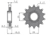 Zębatka Przednia Sunstar SUNF422-15