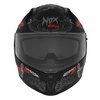 Kask Integralny Motocyklowy NOX N401 ZUMBI BLACK RED