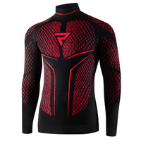 Koszulka Termoaktywna Rebelhorn Therm II LS Black Red