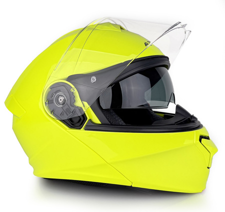 Kask Szczękowy Apex MI100 SOLID FLUO