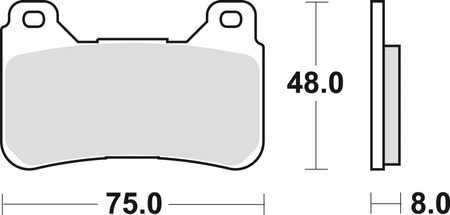 Klocki Hamulcowe TRW MCB755TRQ