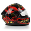 Kask Motocyklowy LS2 FF808 STREAM II DRAKO czarny czerwony
