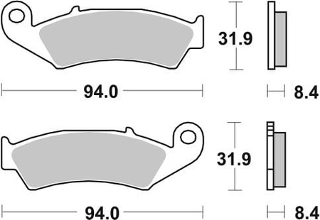 Klocki Hamulcowe SBS 623LS
